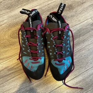 La Sportiva Black and Blue Shoes